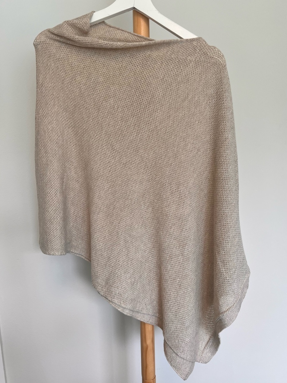Weareamma Light Beige Knit Asymmetric Women's nursing cacoon